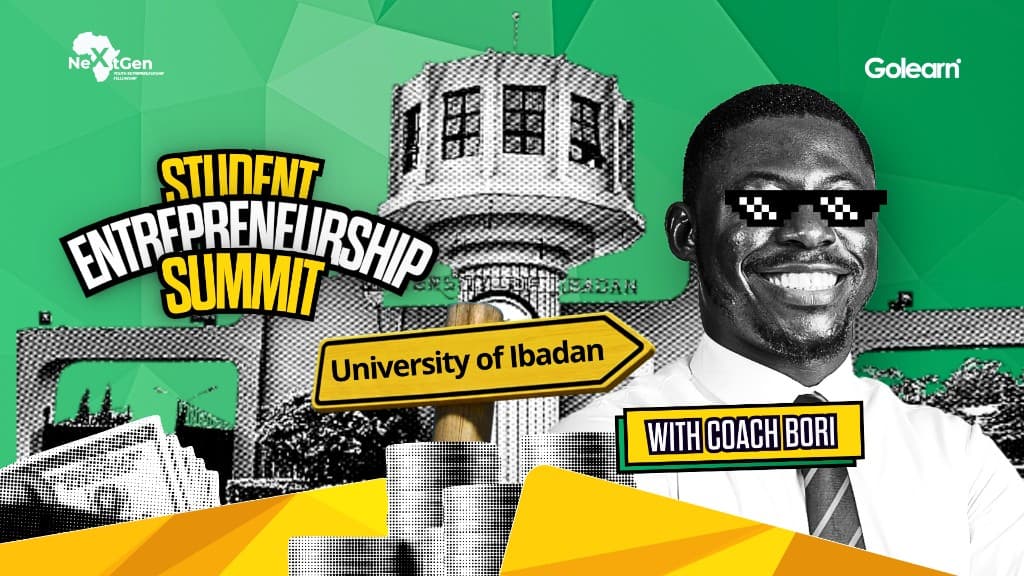 Student Entrepreneurship Summit flyer for University of Ibadan
